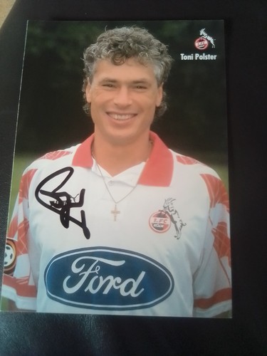 1.FC Köln Toni Polster -Originalautogramm-