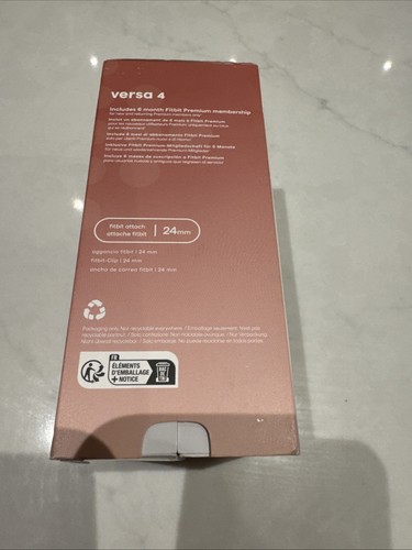 Fitbit Versa 4 Fitness Smartwatch GPS Bluetooth Tracker - Copper Rose -BRAND NEW - Photo 4 sur 6