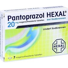 PANTOPRAZOL HEXAL b.Sodbrennen magensaftres.Tabl. 7 St. PZN 05523576