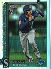 2025 Topps Chrome Update #USC185 Rhylan Thomas Refractors