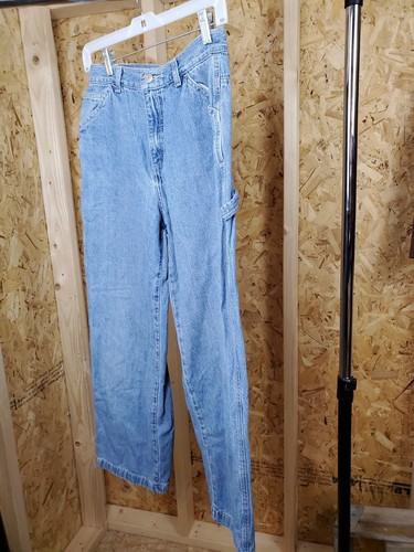 J. Khaki Kids Jeans Boys 16 Straight Leg Blue Denim Stone Washed Carpenter Style - Picture 2 of 13