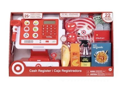   Target Kids Cash Register & Accessories Pretend Toy Store Shopping Bag  