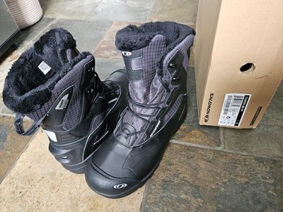Salomon Toundra WP Winter Boot Men s 10.5 Black 