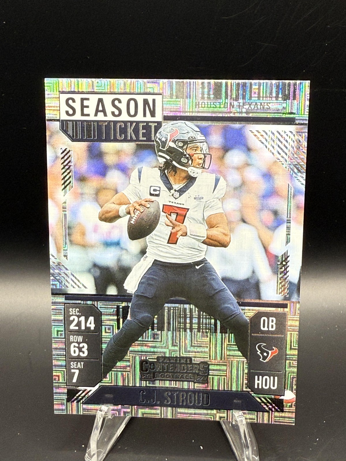 2024 Panini Contenders #39 C.J. Stroud Season Ticket Mojo