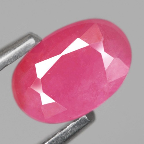 0.77Ct. Natural Gemstone Ruby Pink Color Oval Facet Normal Heated Winza,Tanzania - Picture 3 of 7