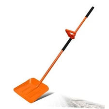 Snow Shovel for Driveway 69 Inch Portable Shovel with Back-Saving Tool Handle 