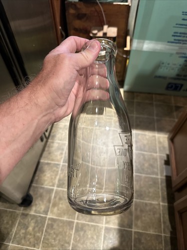 The Keystone Dairy Co. Embossed Quart Milk Bottle Pennsylvania PA - Picture 9 of 12