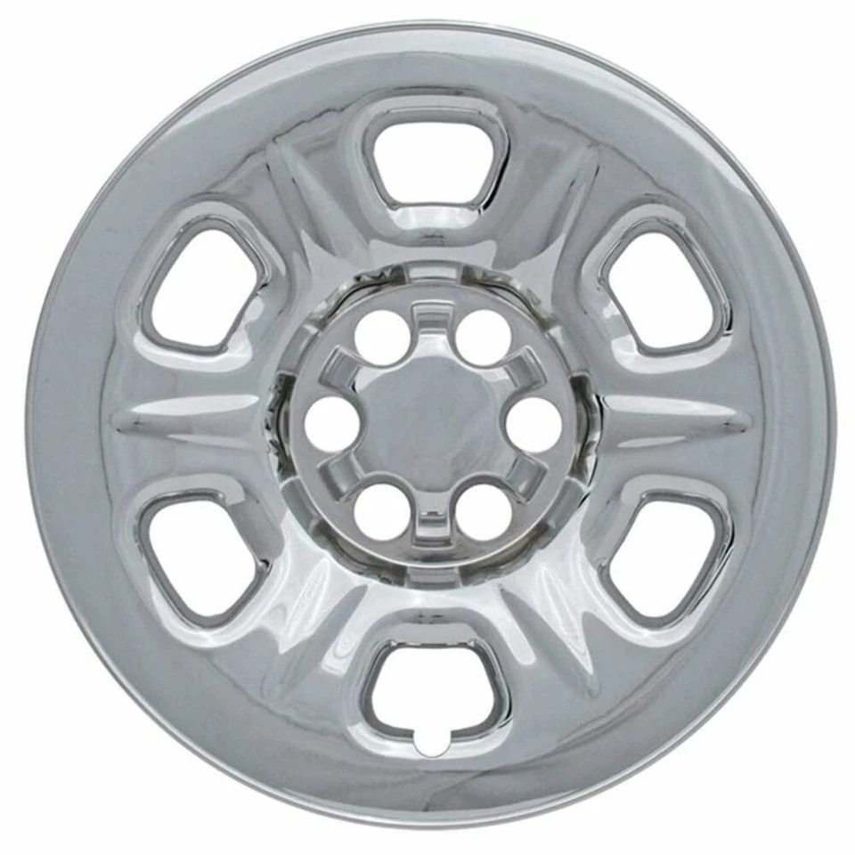 Set of 4 Chrome 16" Impostor Wheel Skins for 05-17 Nissan Frontier Rim Covers - Image 4 of 4