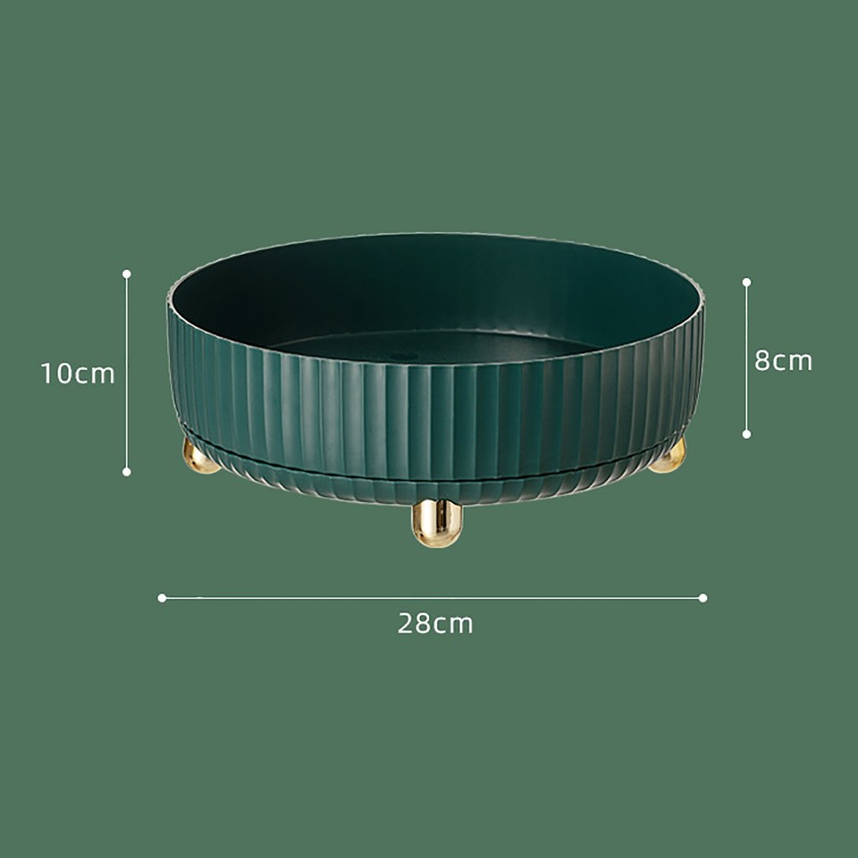 Rotating Spice Rack Round Versatile Sturdy Turntable Storage Container ...