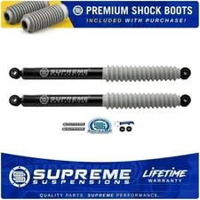 2x Nitro Gas-Charged Rear Shocks for Lifted 1988-1998 Chevy GMC C-Series 2WD