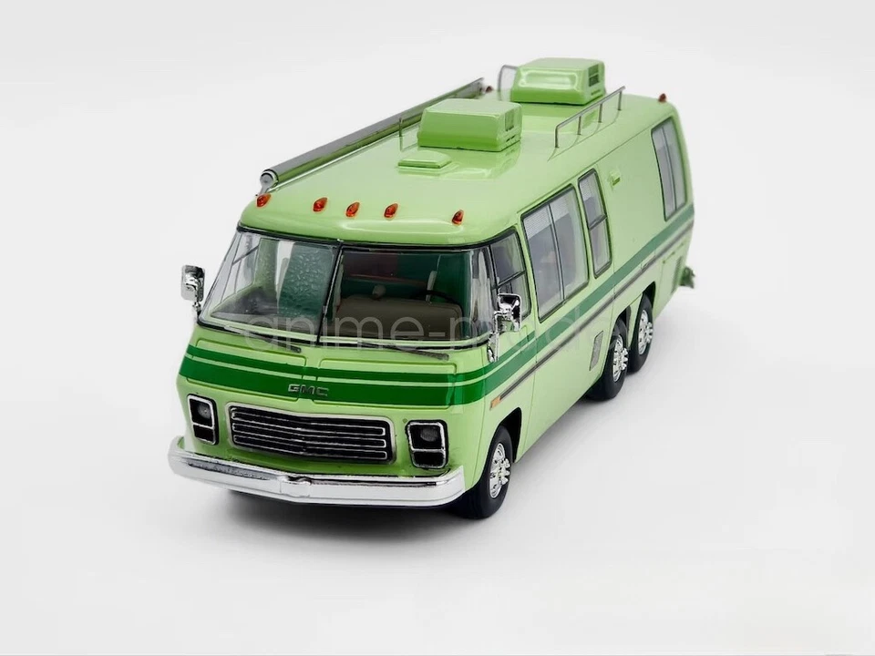 1:64 Зеленый HEC GMC мотор дома дороги поездки RV фургон литой смолы игрушка модель новый - Изображение 2 из 4