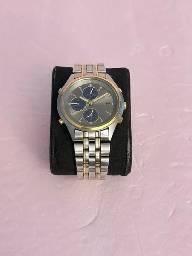Vintage Seiko Chronograph 7T32-7C69 Two Tone Men’s Watch