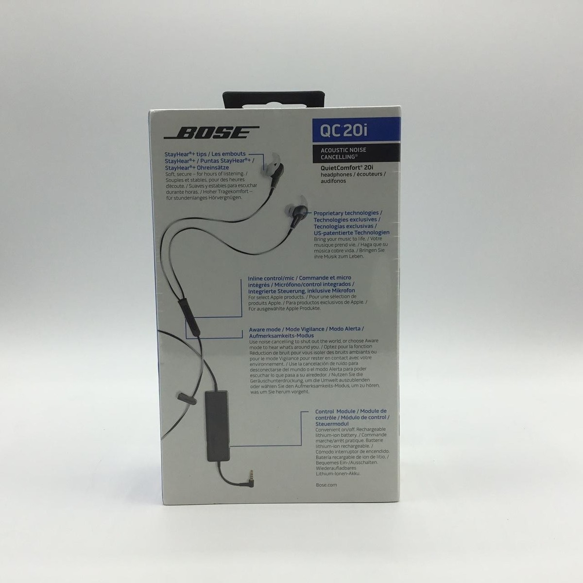 Bose QuietComfort 20 QC20i Noise Cancelling Headphones for