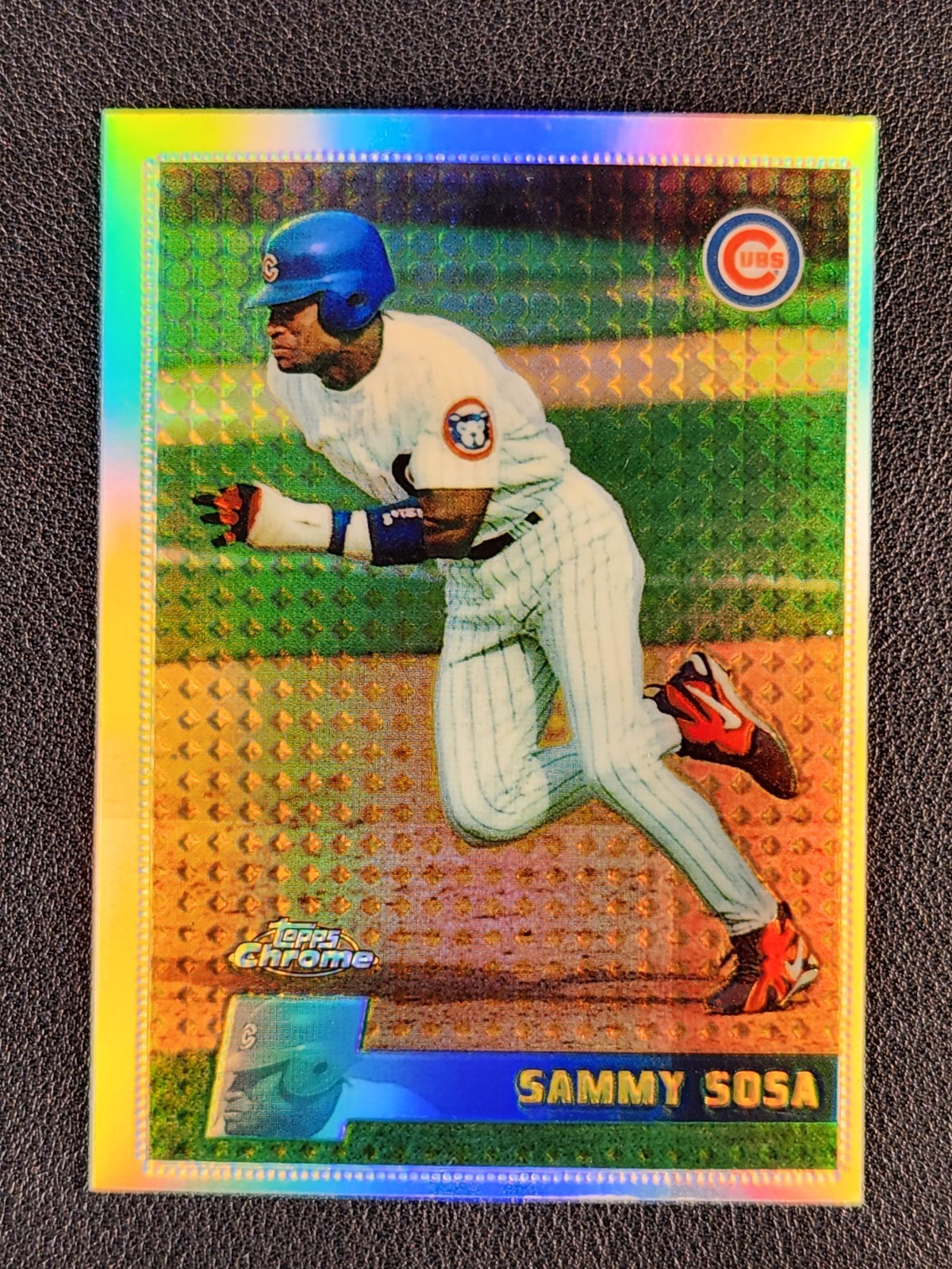 1996 Topps Chrome #99 Sammy Sosa Refractor SSP Rare Cubs