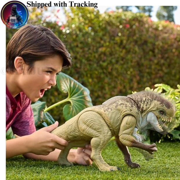 Mattel Jurassic World Rebirth Distortus Rex Rumble N Rampage Dinosaur ...