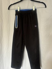 Boys Champion track pants Black With Blue Accents size 5/6 A27