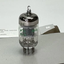 5x GE NOS JAN 5654W Vacuum Tubes – Military Grade Electron