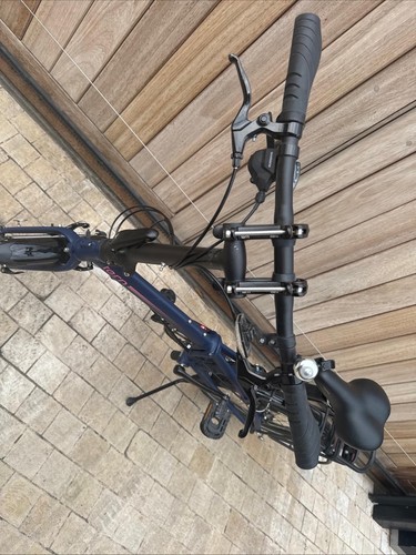 TERN Folding Bike Link D8 In Purple Ridden Once - Picture 7 of 13