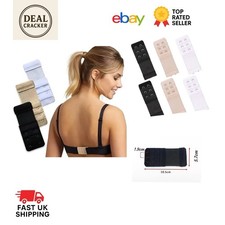 Women's Bra Extender 3 Row 2 Hook Bra Extension Strap Soft Comfortable underwear