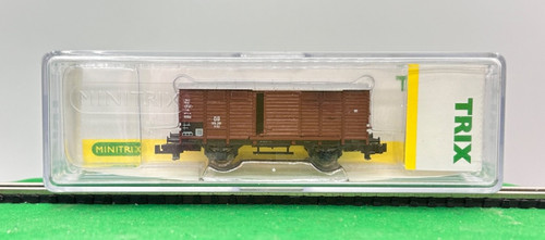 Trix  N 15501-08   Gedeckter Güterwagen, 105 291, EP. III,  der DB in OVP Neu | Zustand: Neu