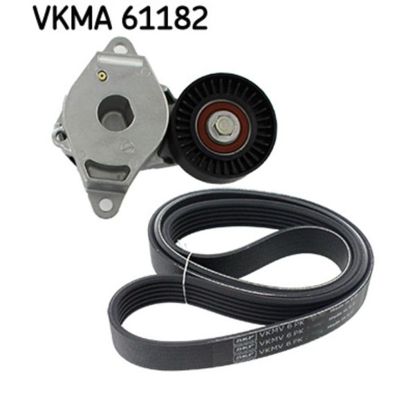 Keilrippenriemensatz SKF Vkma 61182 FüR Daihatsu Charade Viii-image