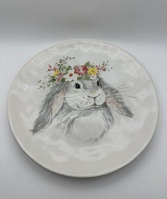 SUSAN WINGET SWEET BUNNY PLATE 8-1/2'' Certified International Easter Spring