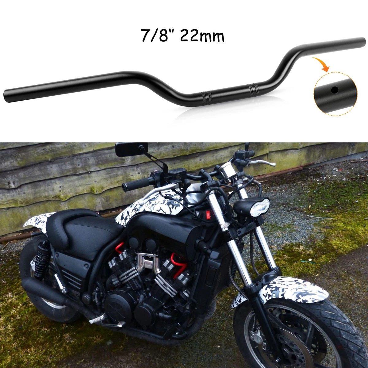 Motorcycle Handlebars for Yamaha Vmax 1200 for sale | eBay