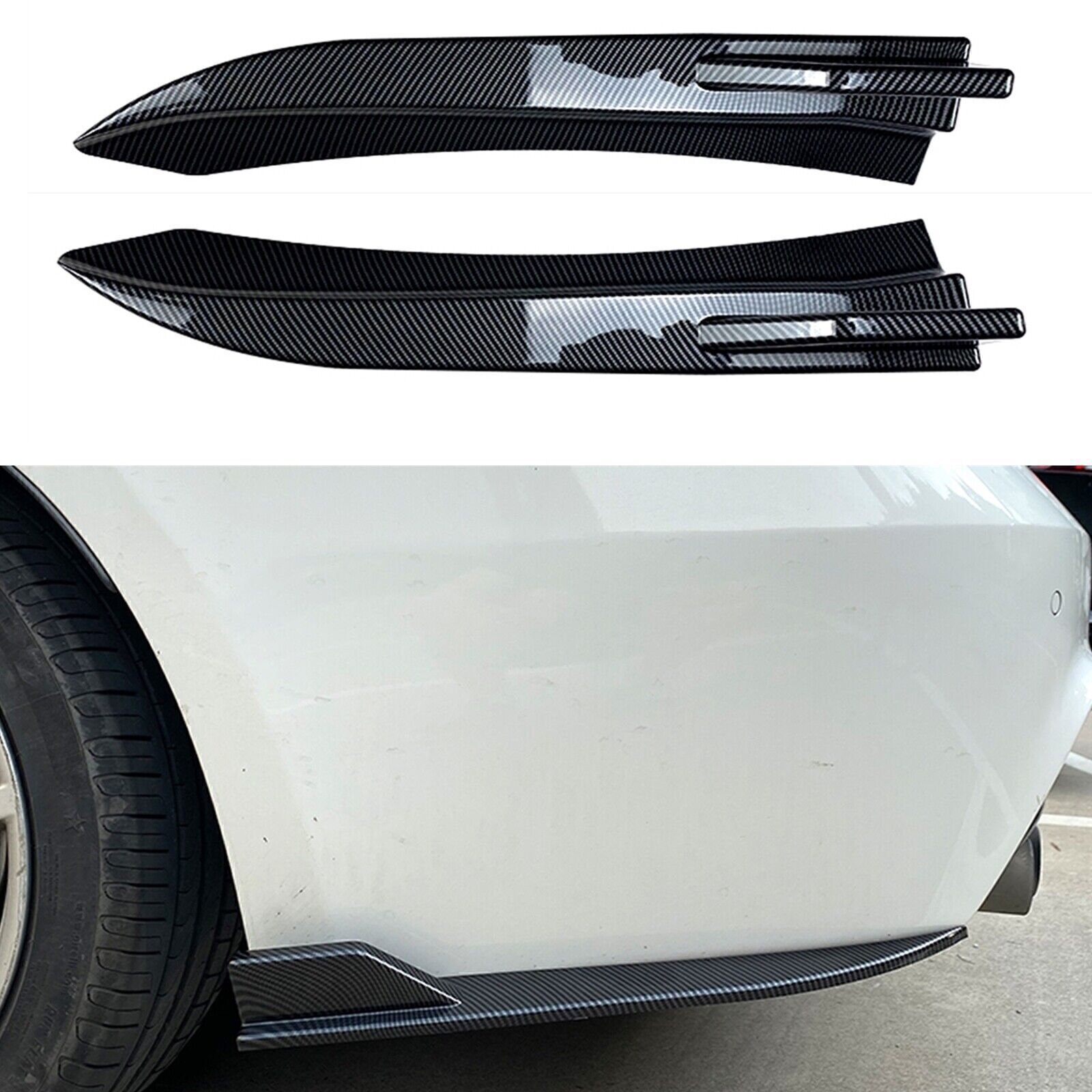 Rear Bumper Side Corner Guard Trim For BMW F30 320i 325i 328i 335i MT 2012-2019
