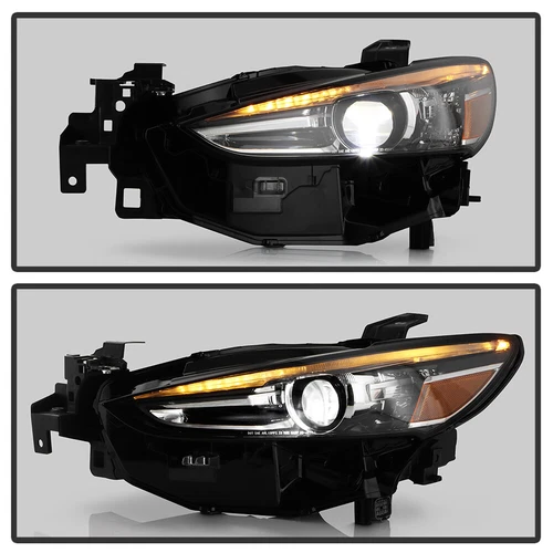 Pair LED Projector Headlights Headlamps For 2018-2021 Mazda 6 w/o Adaptive LH&RH - Picture 11 of 12