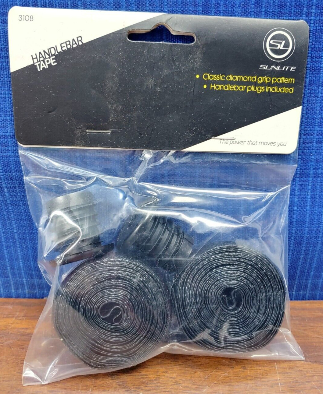 SUNLITE 3108 - Handlebar Tape - Black Diamond Grip Pattern