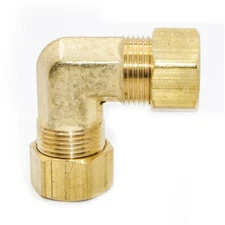 Thrifco 6965007 #65 5/8 Inch Lead-Free Brass Compression Elbow Fitting