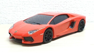 UCC Lamborghini ミニカー UCC LAMBORGHINI AVENTADOR LP700-4 ORANGE diecast model car Approx