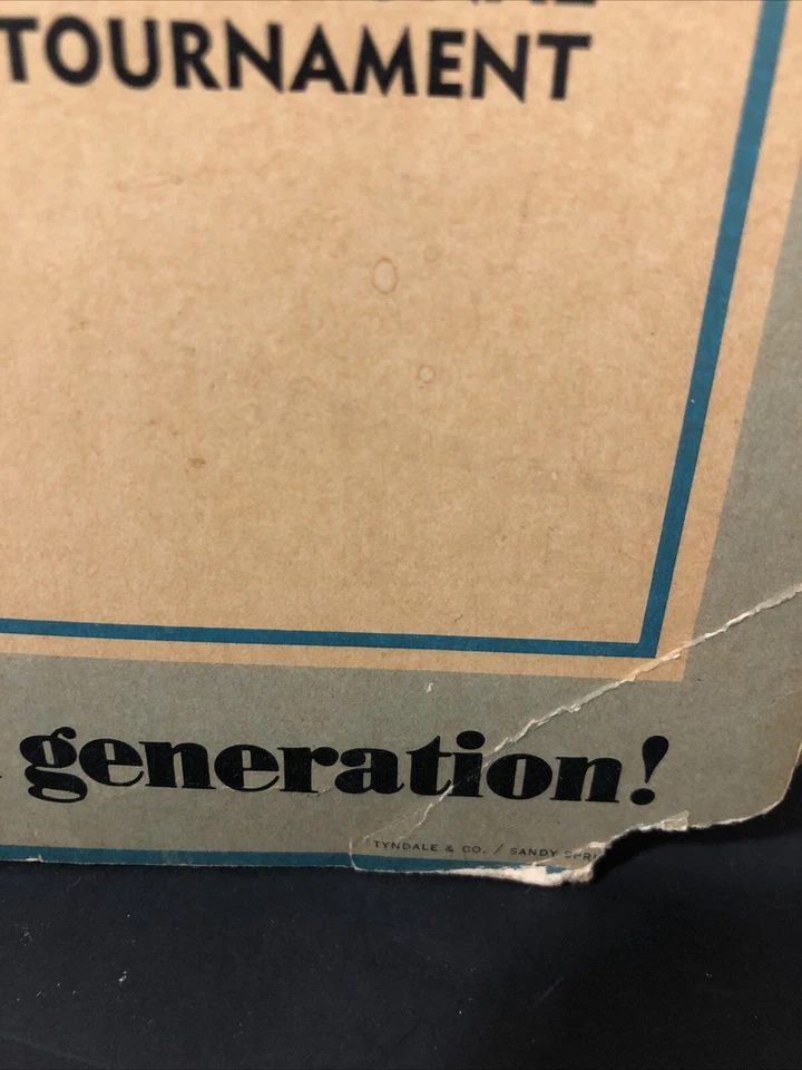 Riverview Gardens St.Louis, Missouri 1965-66 Basketball Schedule Poster Pepsi Ad - Image 4 of 4