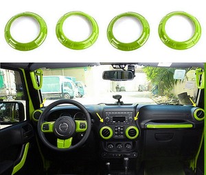 Car Interior Air Condition Vent Cover Decoration Trim For Jeep