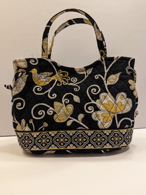 Vera Bradley Sherry Mini Tote In Yellow Bird