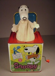 snoopy jack in the box toy