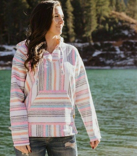 Drug Rug Baja Hoodie Surfer Mexican 