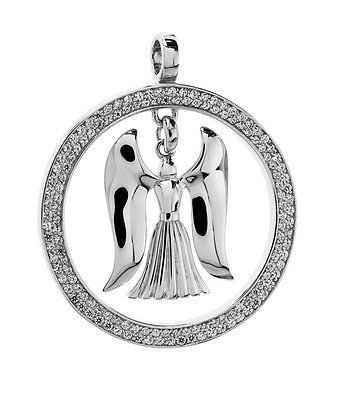 Pendant Angel of Power Silver Guardian Angel Angelsvoice promotes your vitality