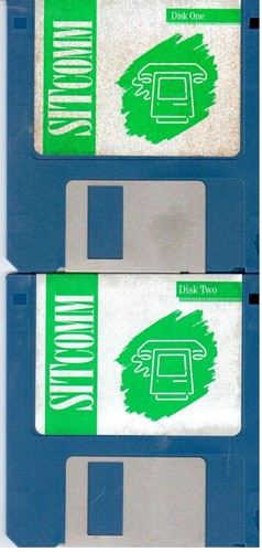 ITHistory (1993) Apple Software: SITCOMM (Aladdin) 2 x 3,5" (ohne Handbuch)