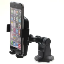 For Samsung Galaxy A14/A54 5G - Windshield Car Mount Holder Glass Cradle Swivel