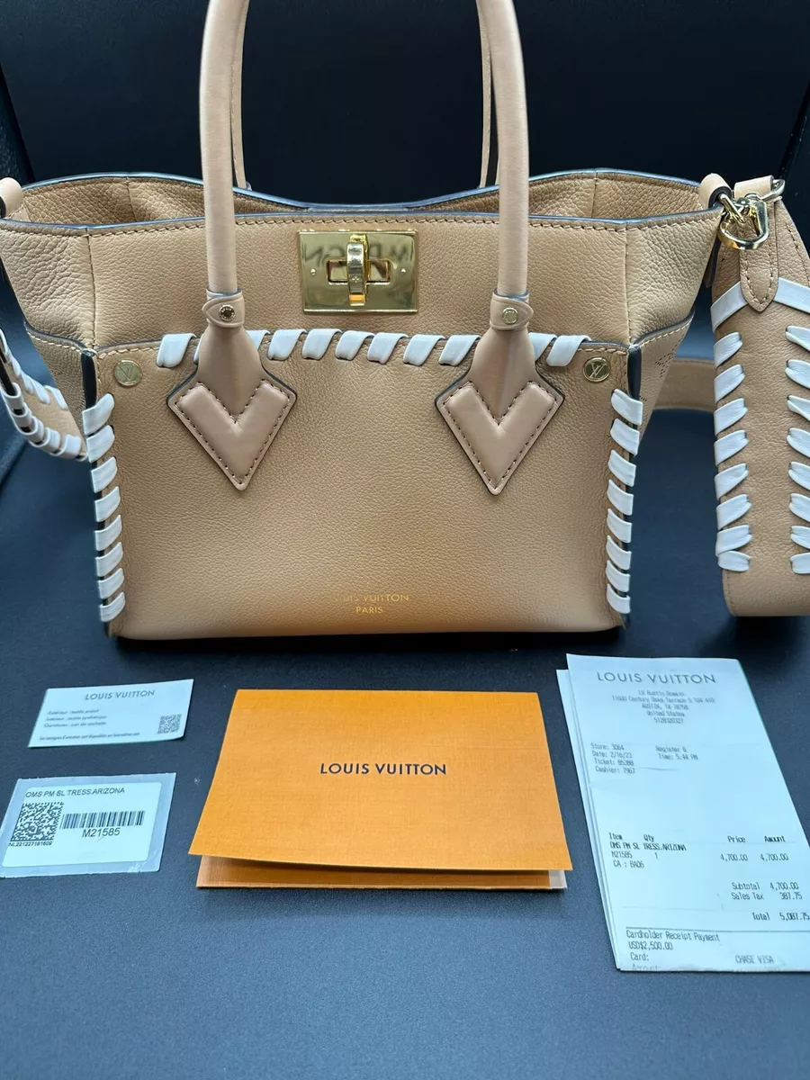 Louis Vuitton On My Side PM Arizona Brown Leather Bag - M21585