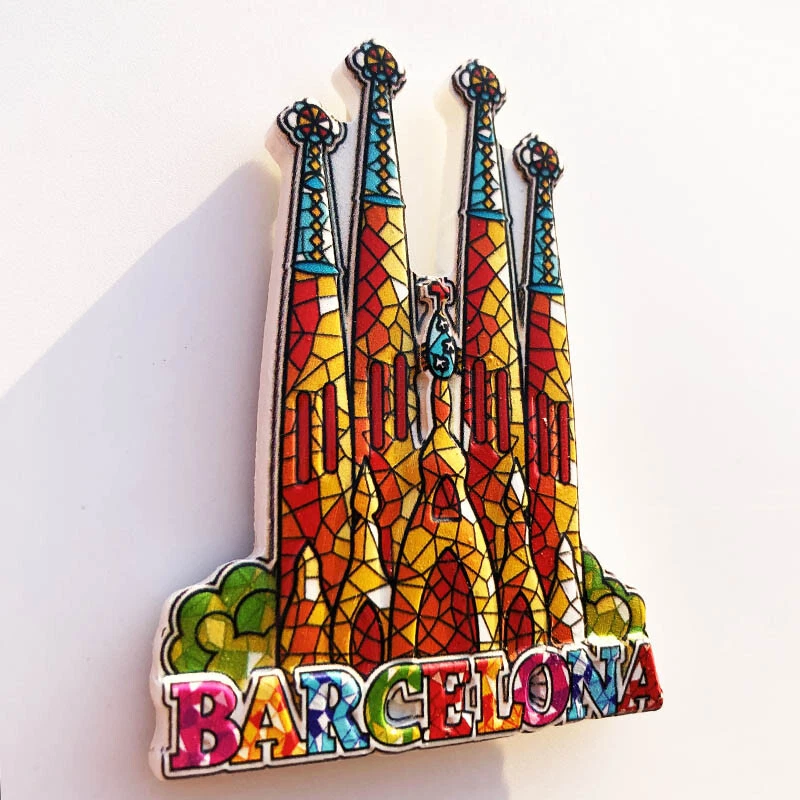 Spain Barcelona Cathedral Souvenir Magnet