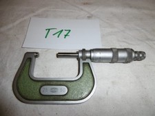 1x Außenmikrometer Mauser Bügelmessschraube 25-50mm  ex Bundeswehr (T17)