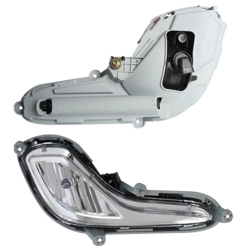 For 2012-2017 Hyundai Accent LH+RH Side Front Bumper Halogen Fog Light w/Wiring - Picture 10 of 12