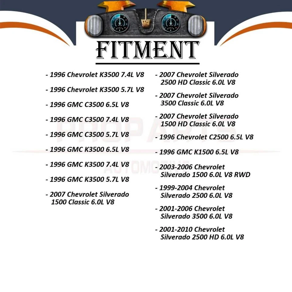 动力转向泵 1x 适用于吉姆西 K2500 Suburban 6.5L 1996 — 第 3/4 张图片