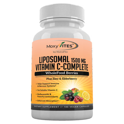 Liposomal Vitamin C with Zinc, Organic Elderberry