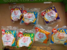 Vtg McDonald's 1994 Animaniacs Happy Meal Toys lot of 7 Factory Sealed