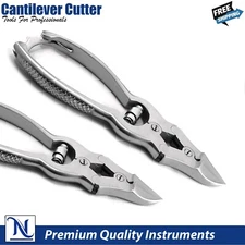 Cantilever Nail Cutter Clipper Heavy Duty Thick Chiropody Podiatry Nails Care