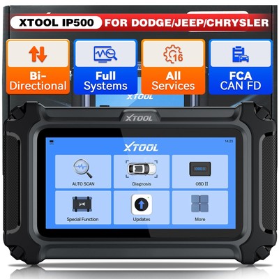 XTOOL IP500 for Jeep OBD2 Scanner, Full Systems Bi-Directional Scan Tool for ...