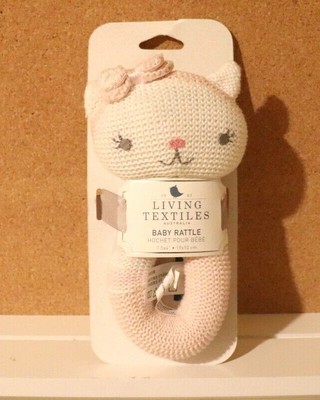 living textiles baby rattle